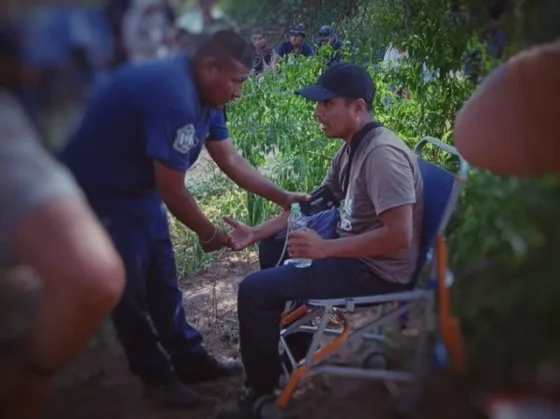 Rescatan al comisario Leonel Flores tras perderse en el Chaco salteño durante la búsqueda de Rosmery