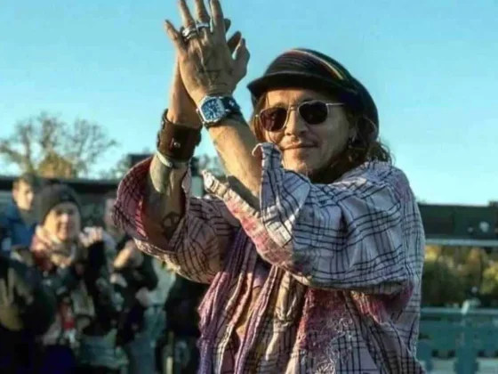 Visita inesperada: Johnny Depp recorrió el Teatro Colón en su primera actividad en Argentina
