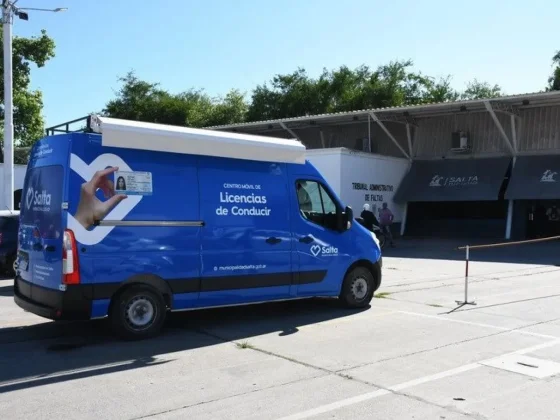 El Móvil de Licencias atenderá el lunes 17 en Tres Cerritos