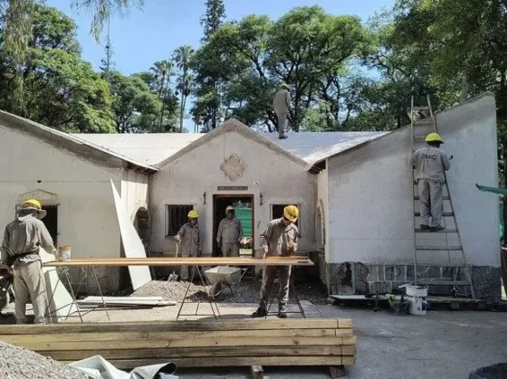 Continúan las obras en la Casita de los Niños