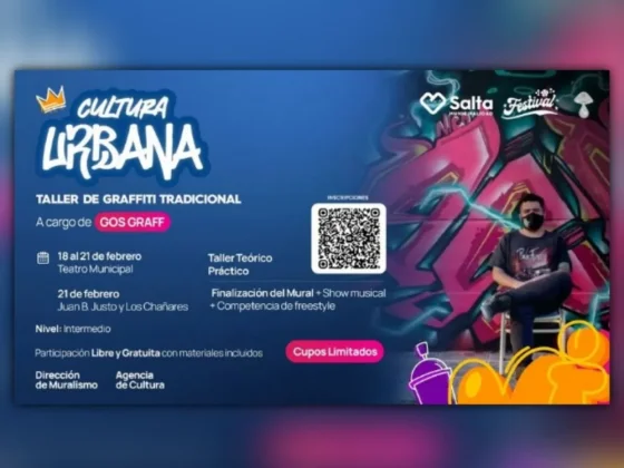 Este viernes se vivirá el gran cierre del taller de Graffiti