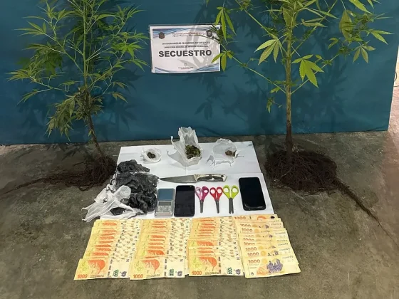 Tres salteños fueron detenidos por comercialización de drogas en el sur provincial