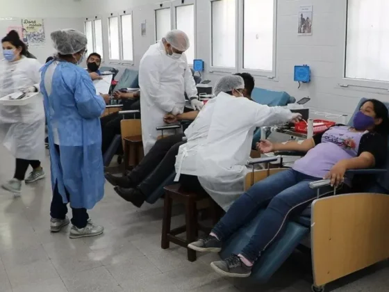 Solicitan a voluntarios concurrir a donar sangre al Centro Regional de Hemoterapia