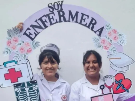 Dos jóvenes de la Quebrada se recibieron de enfermeras con el sueño de volver a sus pueblos