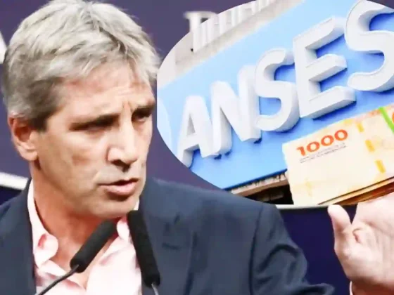 Luis Caputo confirmó el monto del bono de marzo para jubilados de Anses