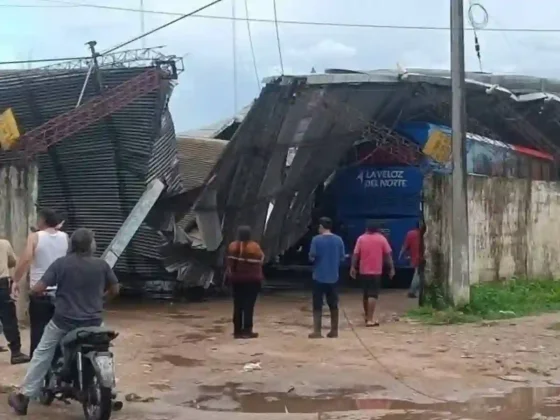 Fuerte temporal de granizo, lluvia y viento en el norte dejó árboles caídos, vehículos destruidos y ciudades anegadas