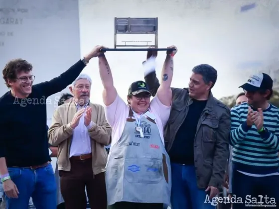 Natalí Suárez Pardo, la primera mujer en ganar el Campeonato Nacional del Asado