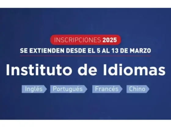 El Instituto de Idiomas de Salta extendió las Inscripciones hasta el 13 de marzo