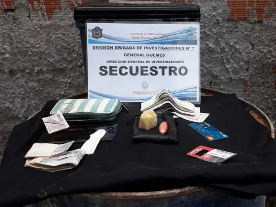Salteño fue detenido por delitos contra la propiedad en General Güemes