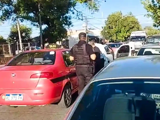 Choque en cadena en Av. San Martín: hay heridos