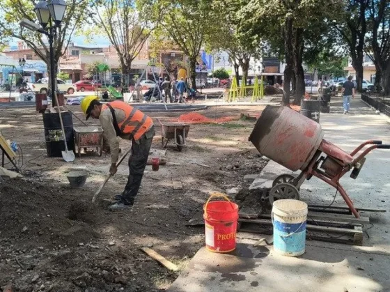 Avanza a buen ritmo la puesta a punto de la plaza Alvarado