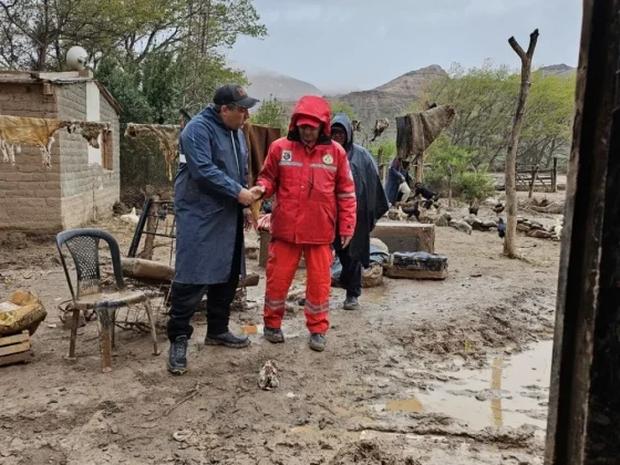 El gobierno provincial continúa con la asistencia a los damnificados por el temporal