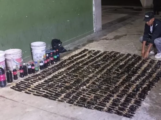 Secuestro de bebidas alcohólicas en el estadio Padre Ernesto Martearena