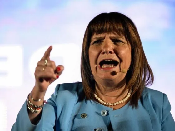 Patricia Bullrich lanza una fuerte advertencia a los barras que se unan a la marcha de jubilados