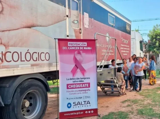 El camión oncológico realizó más de 95 estudios durante la última semana