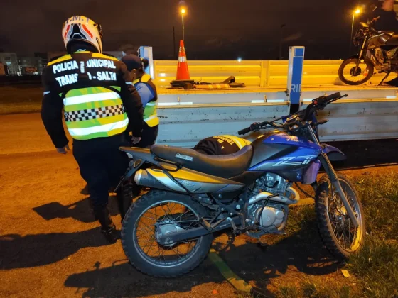 Se secuestraron 13 motos y se realizaron 25 infracciones en zona norte