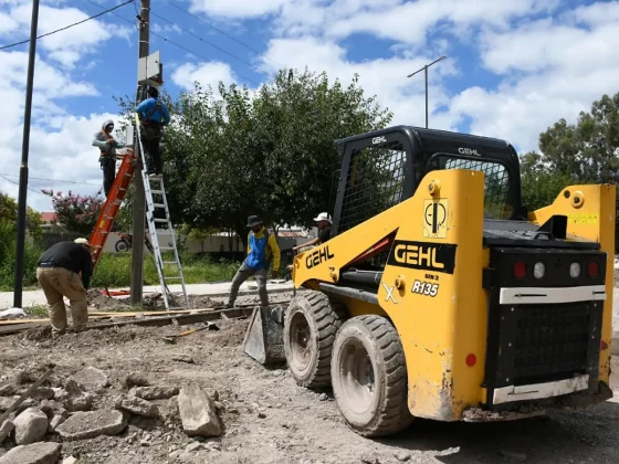 Avanzan las obras de recuperación del parque Los Sauces