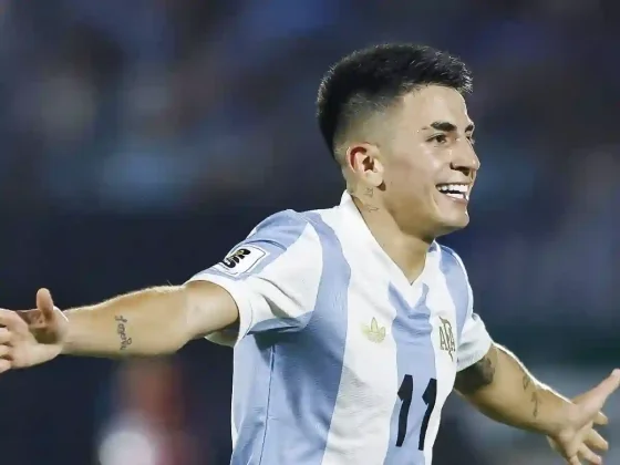 Argentina le ganó a Uruguay con un golazo de Almada