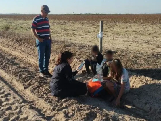 Encontraron a los tres hermanos que habían desaparecido cerca de la casa de Loan Peña