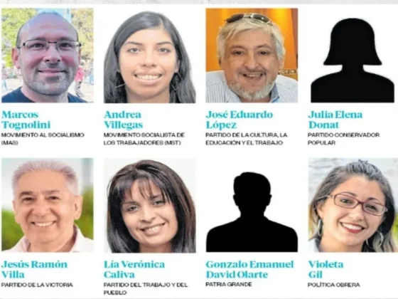 Así quedarán las listas con los candidatos a Diputados Provinciales