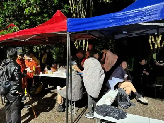 Rescatan a un grupo de turistas que estaban perdidos en la quebrada de San Lorenzo