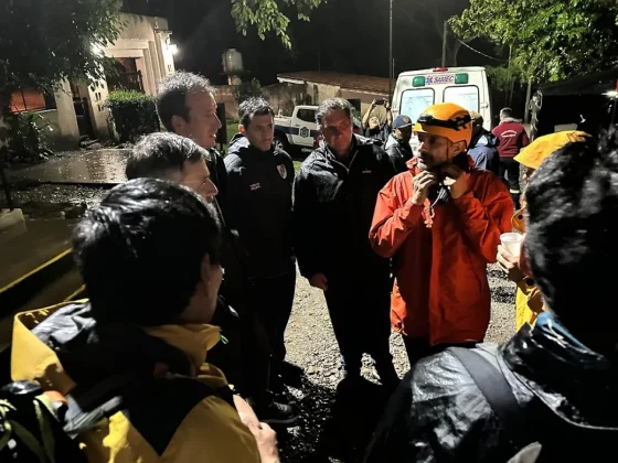 Megaoperativo para rescatar a trekkinistas en San Lorenzo