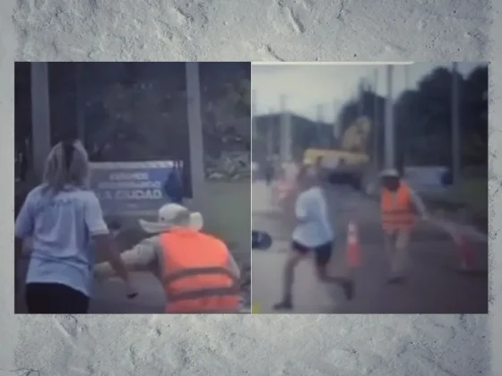 Salteña agredió de manera muy violenta a un banderillero que la detuvo