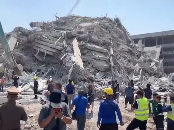 Un terremoto de magnitud 7,7 sacudió Birmania y Tailandia