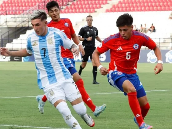 La Selección argentina Sub 17 perdió 3-2 con Chile en su debut en el Sudamericano