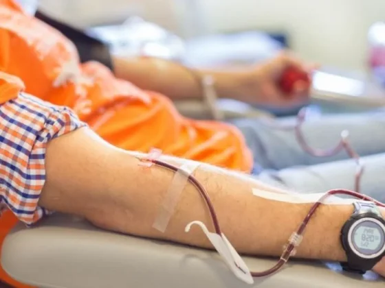 El jueves colectarán sangre del grupo "O" en General Güemes