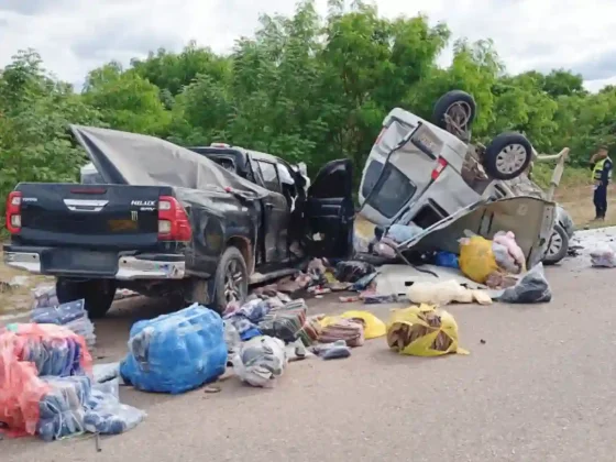 Quiso evadir un control y se estrelló contra una camioneta de la policía federal: murieron 2 personas