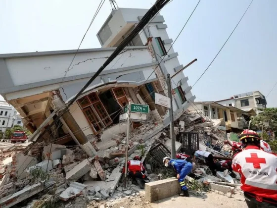 El balance del terremoto en Myanmar superó los 3.300 muertos