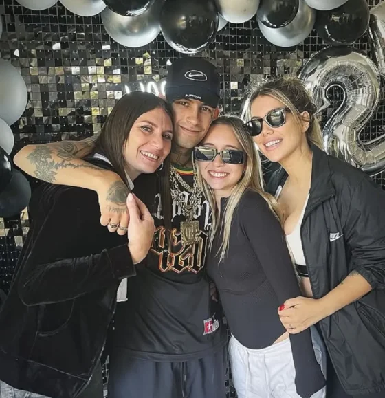 L-Gante y Wanda Nara se reconciliaron en el día menos imaginado