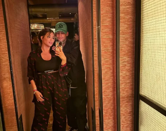 El feliz anuncio de Wanda Nara y L-Gante, tras regresar al país