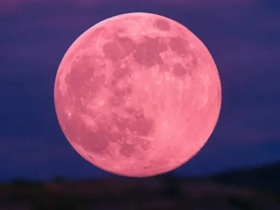 Se viene la Luna Rosa y se podrá ver desde Argentina: cuándo es y cómo observarla