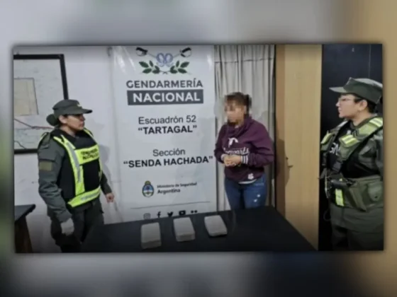 Interceptan a mujer en Salta con más de dos kilos de cocaína dentro de un remís