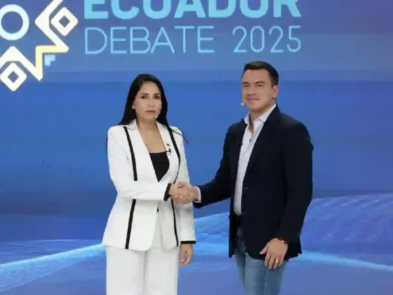 Ecuador: Noboa le sacó una ventaja de 12 puntos a la candidata correísta y logró la reelección hasta 2029