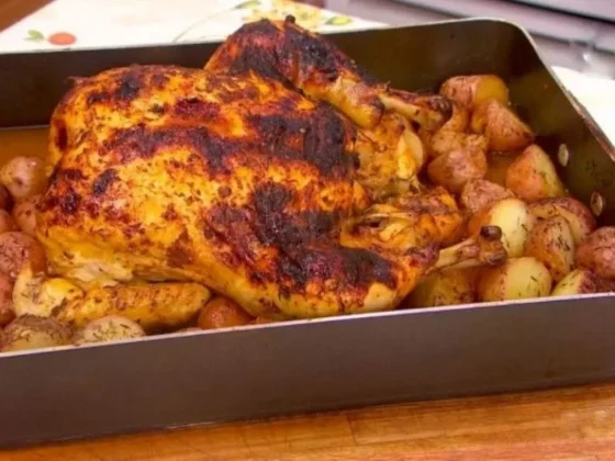 Cómo preparar un pollo braseado con papas, tierno y súper sabroso
