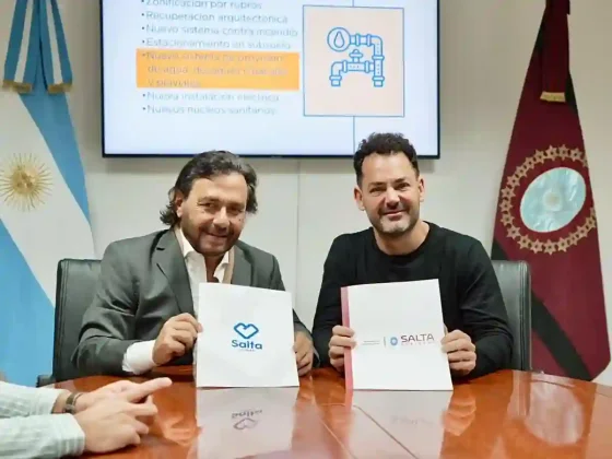 Provincia y Municipio firmaron un convenio para reconstruir el mercado San Miguel