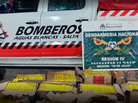Dos bomberos fueron condenados por traficar más de 300 kilos de droga en Salta