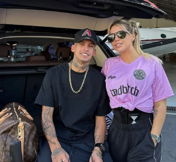 Así fue el apoyo de Wanda Nara a L Gante, tras anunciar su retiro de la música