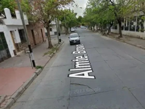 Un sector de la calle Almirante Brown cambió de sentido