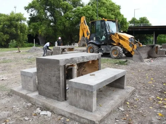 En breve quedarán habilitadas las obras de recuperación del parque Los Sauces