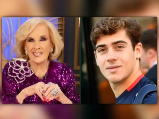 El inesperado pedido que Franco Colapinto le hizo a Mirtha Legrand