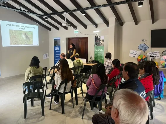 La Municipalidad dictó una charla sobre cuidado y avistaje de aves