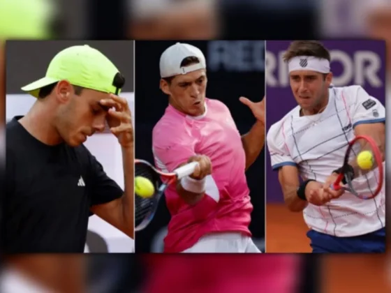 Cerúndolo, Báez, Tomás Etcheverry y Ugo Carabelli fueron eliminados en la primera ronda