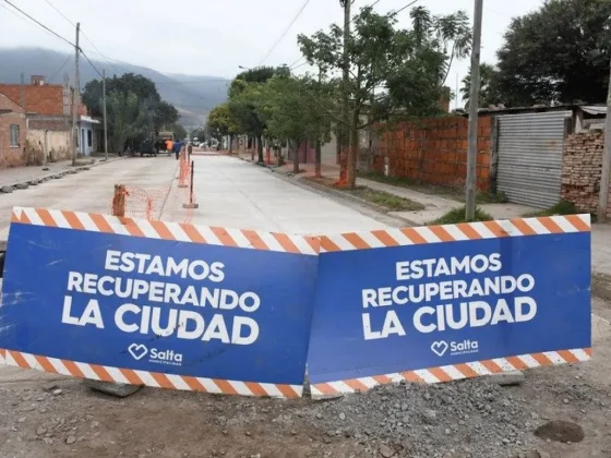 Avanza la obra de hormigonado en Villa Mónica