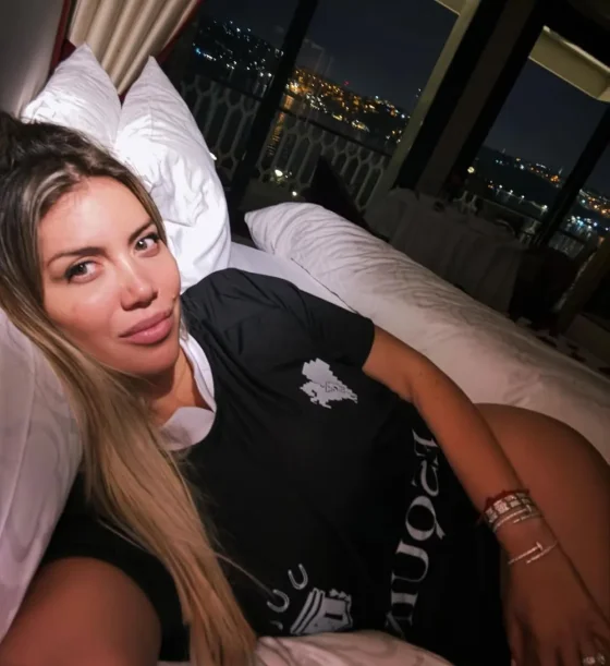 Wanda Nara llegó a Italia y esté fue su primer provocativo posteo