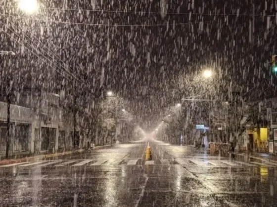 Córdoba y San Luis: Las sierras se pintaron de blanco por el frío en las provincias