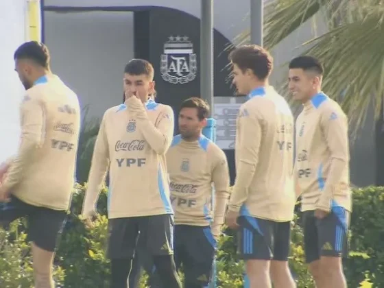 La Selección se prepara para jugar ante Chile